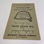 1938 Canadian National Exhibition Cooking Recipe Book