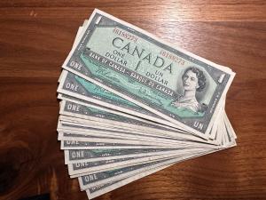 1954 Canada One Dollar Coin - QEII Signature