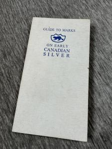 Early Canadian Silver Marks Guidebook, Langdon 1969