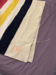 Vintage Hudson’s Bay Striped Wool Blanket 58"x80