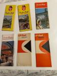 Set of 6 Vintage Canadian Pacific Railway Timetables