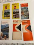Set of 6 Vintage Canadian Pacific Railway Timetables