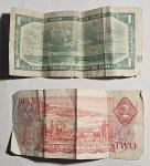Vintage Canada Bank Notes: Unique $1 & $2 Set
