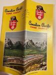 Set of 6 Vintage Canadian Pacific Railway Timetables