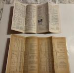 Set of 6 Vintage Canadian Pacific Railway Timetables