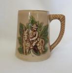 Vintage Hand Painted Canadian Mountie Mug
