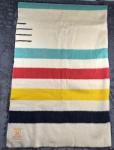 Hudson Bay Multicolor Stripe Wool Blanket