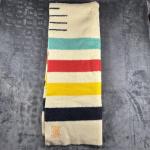 Hudson Bay Multicolor Stripe Wool Blanket