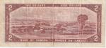 1954 Canada $2 Bill - Young Queen Design