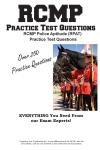RCMP Practice Test Prep Book - Vintage Edition