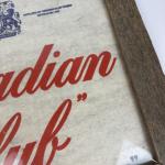 Canadian Club Whiskey Vintage Framed Bar Sign