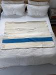 Blue Vintage 1990s Hudson Bay Wool Blanket
