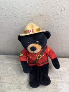 RCMP Sergeant Blackbeary Plush Bear Toy