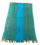 Vintage Hudson's Bay Blue Mohair Blanket from Finland