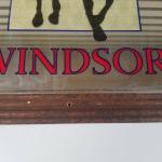 Windsor Canadian Whiskey Vintage Bar Mirror Sign
