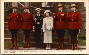 King George VI and Queen Elizabeth Postcard
