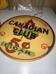 Rochelle Canadian Club Cigars Vintage Advertising Sign