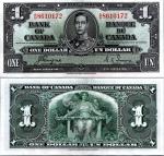 1937 Canada One Dollar Banknote Pick# 58e