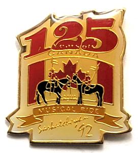 1992 RCMP Musical Ride Saskatchewan 125th Pin