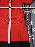 Vintage Hudson’s Bay Wool Blanket Coat - Red/Black