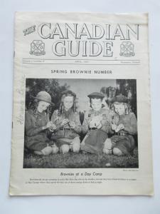 April 1950 Canadian Guide Magazine for Girl Scouts