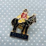 Canadian Mountie Enamel Lapel Pin Souvenir