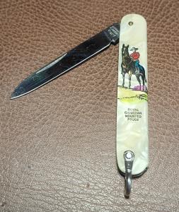 Royal Canadian Mounted Police Vintage Souvenir Knife