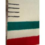 Hudson Bay Multicolor Stripe Vintage Wool Blanket