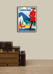 Canadian Mountie Vintage Travel Poster - 18x24