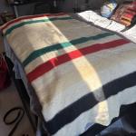 Hudson Bay Vintage 4 Point Wool Blanket 1930s