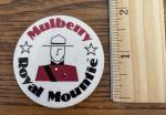 Vintage RCMP Mulberry Mountie Pinback Button