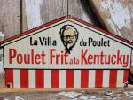 Vintage KFC Porcelain Sign - Kentucky Fried Chicken