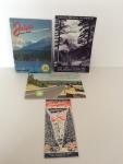 4 Vintage Jasper Travel Brochures from Canada