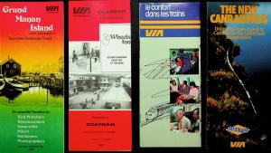 Canadian Railroad Vintage Brochure Set of Four