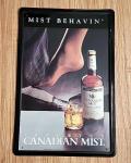 Canadian Mist Vintage Metal Sign