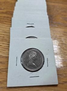 Uncirculated RCMP 25 Cent Quarter, 1873-1973