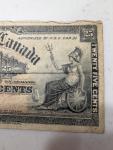 1900 Dominion of Canada 25-Cent Vintage Banknote