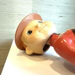 1960s Royal Canadian Mountie Bobblehead with Square Base