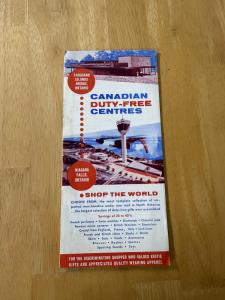 Vintage Niagara Falls Travel Map Brochure