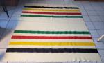 Hudson Bay Vintage Multicolored Wool Blanket 88x70