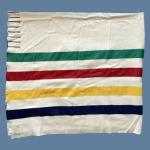 Hudson’s Bay Rare Vintage 8 Point Wool Blanket