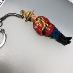 Vintage Royal Canadian Mountie Keychain Figurine