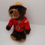 RCMP Bucky Beaver Plush Mountie Stuffed Animal