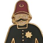 Royal Canadian Mounted Police Bobby Lapel Pin 1.5