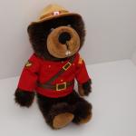 RCMP Bucky Beaver Plush Mountie Stuffed Animal