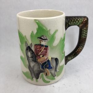 Vintage Canadian Mountie Coffee Mug Souvenir