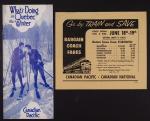 1930 Canadian Pacific Railway Quebec Winter Brochure