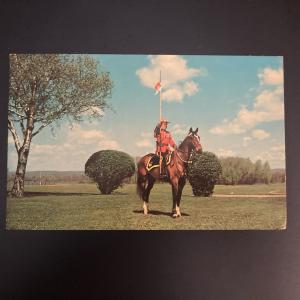 Canadian Mountie Pancake Bay Postcard - 1967