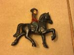 Royal Canadian Mounted Police Iron "Mountie" Figurine