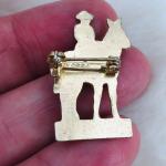 Canadian Mountie Enamel Souvenir Lapel Brooch
